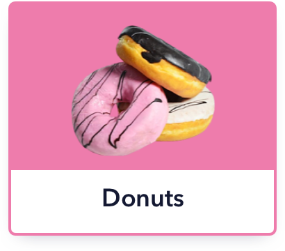 Donuts menu button in Treatware POS